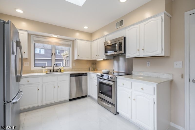 Interior, Kitchen, Recessed Lighting, Stainless Steel Appliances