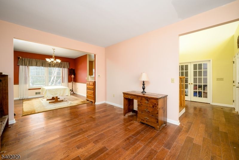 Chandelier, Interior, Wood Texture Flooring