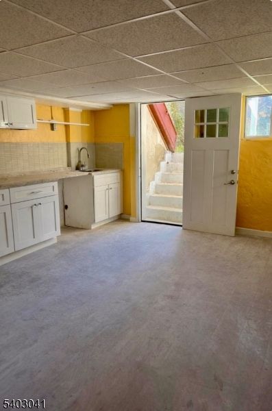 Empty room, Interior, Kitchen, Washer