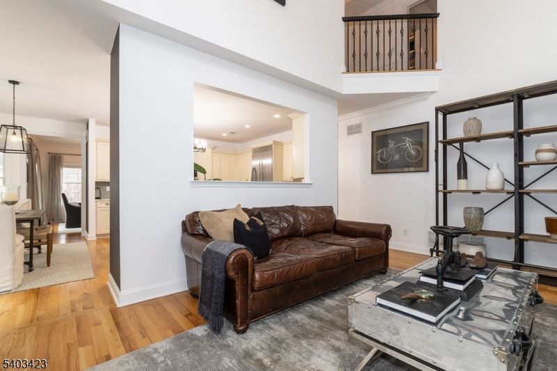 Dining room, Interior, Kitchen, Living room, Pendant Lights, Recessed Lighting, Wood Texture Flooring