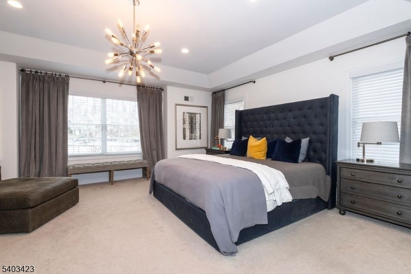 Bedroom, Interior, Pendant Lights, Recessed Lighting