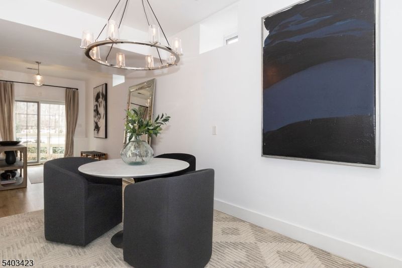 Chandelier, Dining room, Interior, Pendant Lights