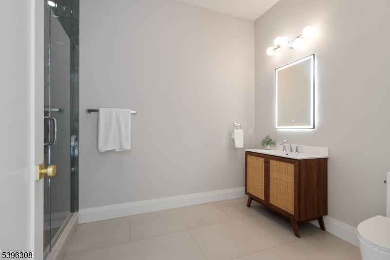 Bathroom, Glass Shower, Interior