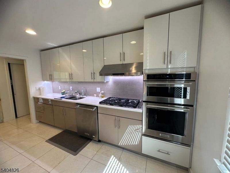 Interior, Kitchen, Recessed Lighting, Stainless Steel Appliances