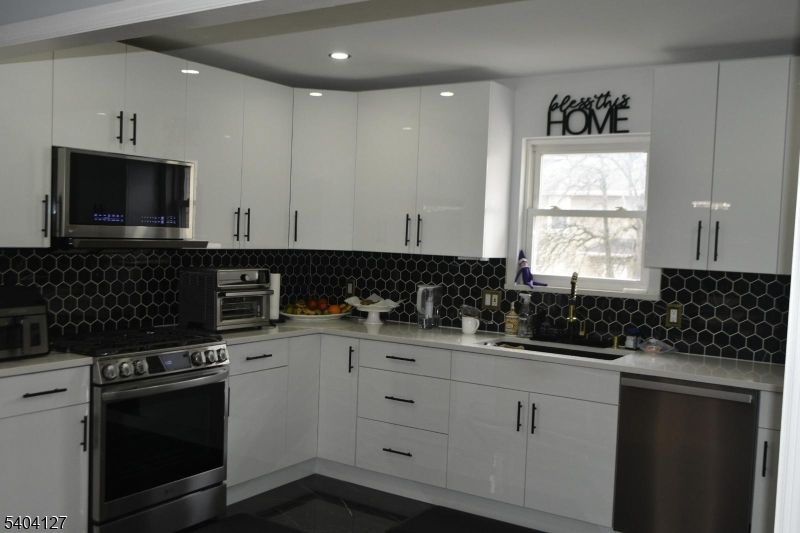 Interior, Kitchen, Recessed Lighting, Stainless Steel Appliances