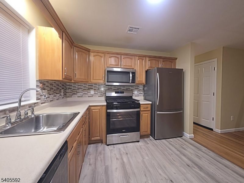 Interior, Kitchen, Wood Texture Flooring
