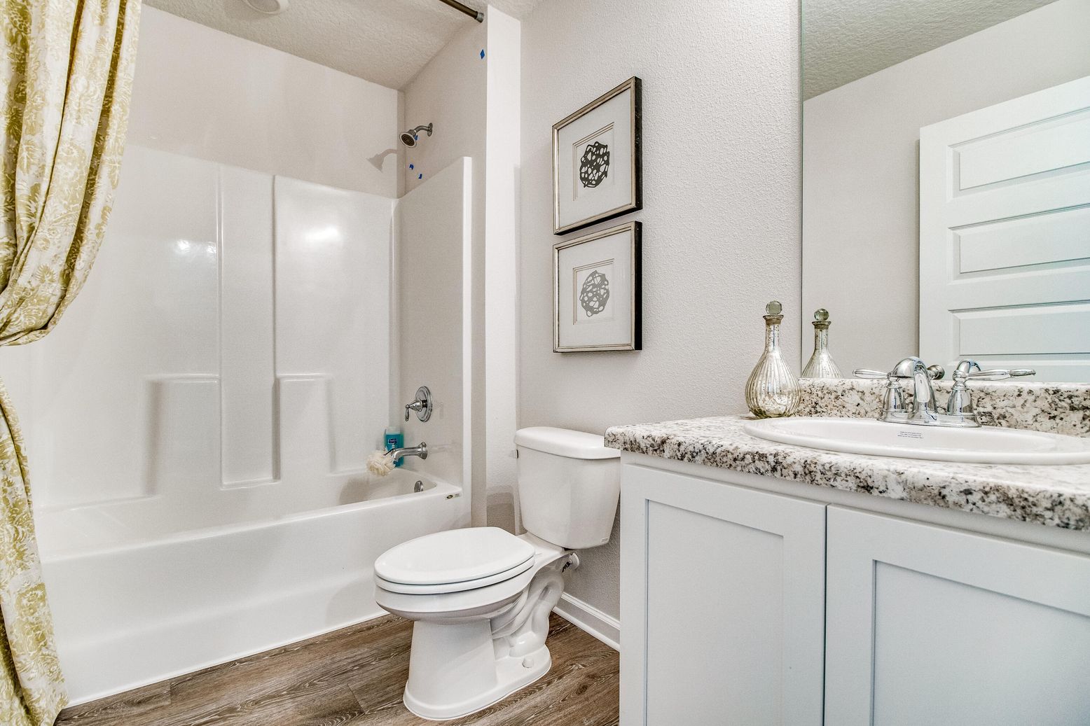 Bathroom, Interior, Wood Texture Flooring