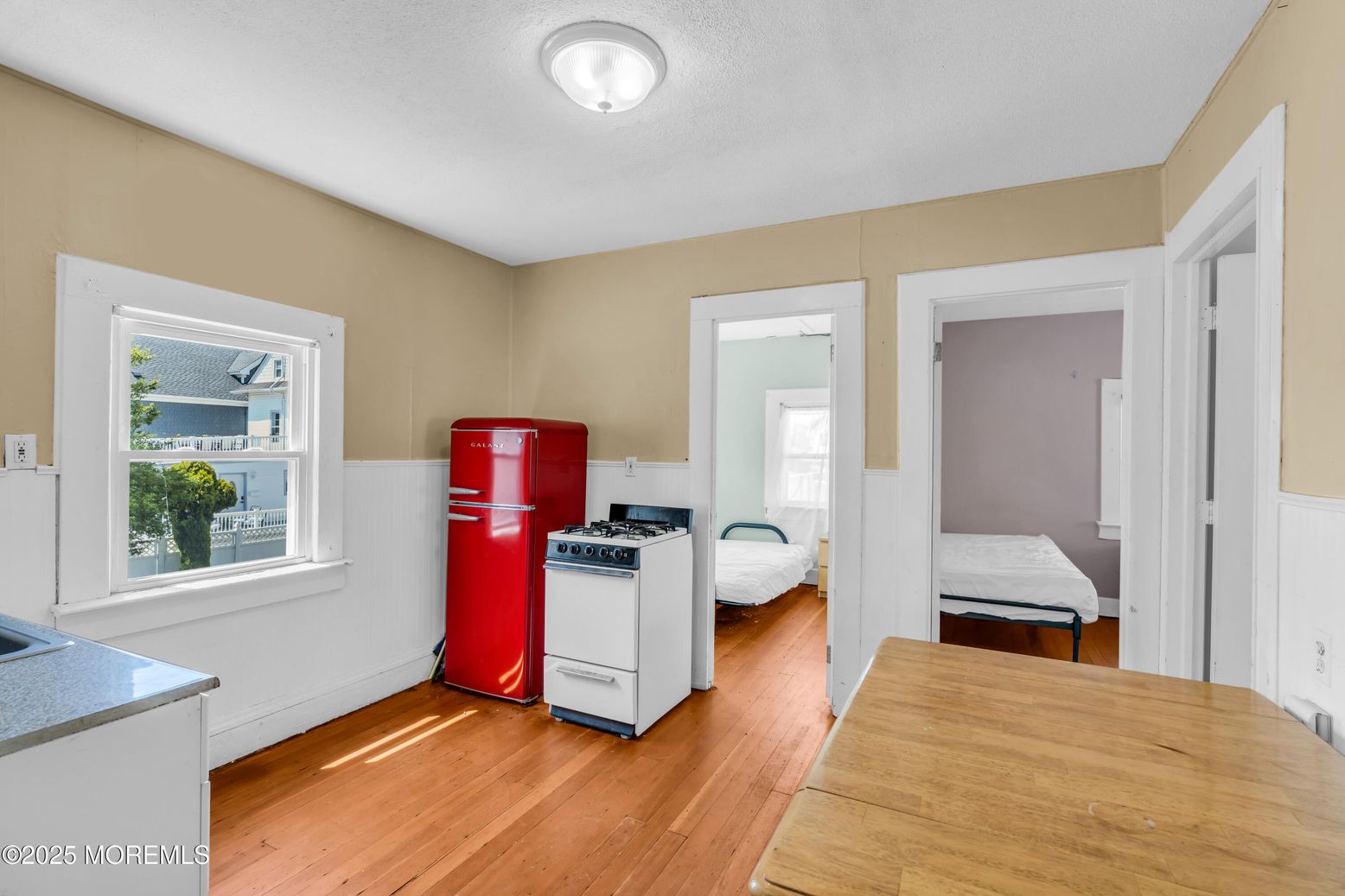 Interior, Kitchen, Wood Texture Flooring