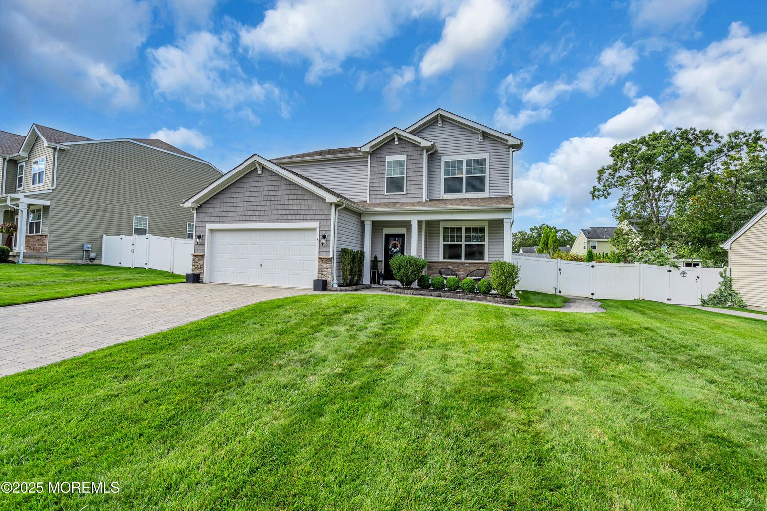 Attached, Backyard, Exterior, Facade, Farmhouse