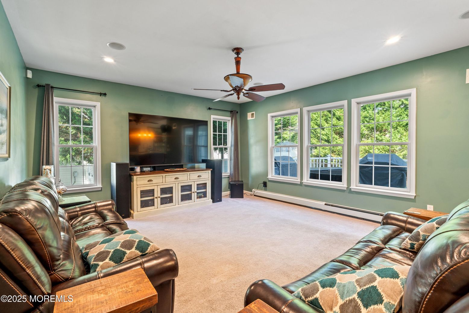 Home Theatre Room, Interior, Living room, Recessed Lighting