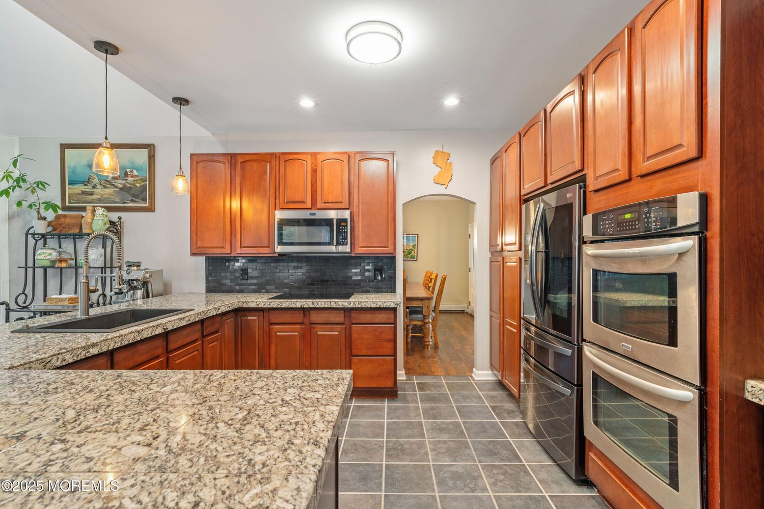 Dining room, Interior, Kitchen, Pendant Lights, Recessed Lighting