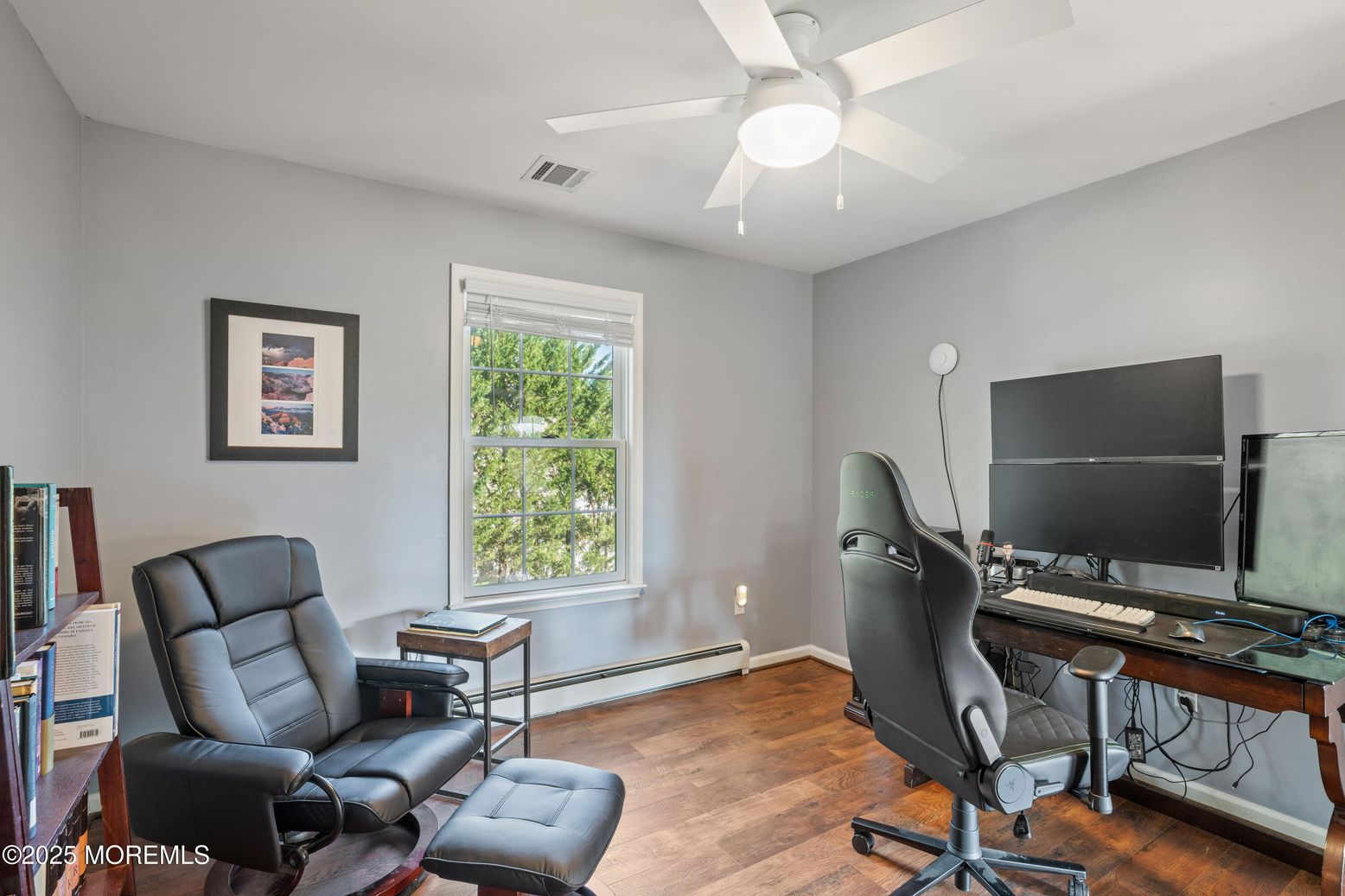 Home Office, Interior, Wood Texture Flooring