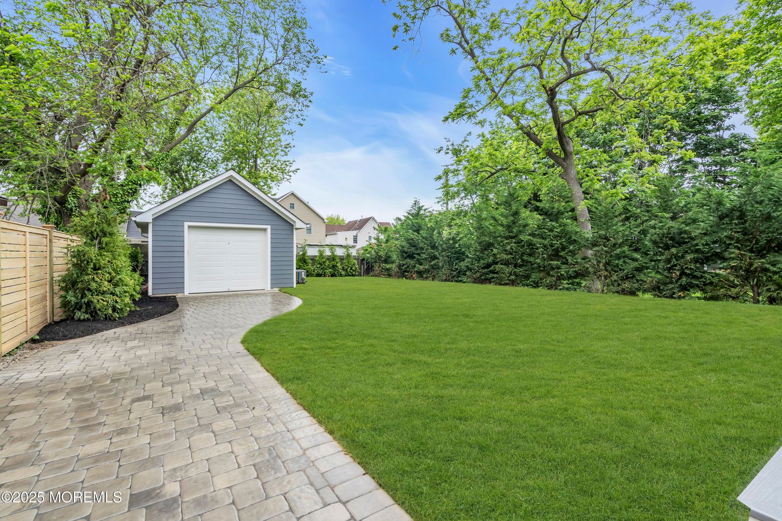 Backyard, Detached Garage, Exterior