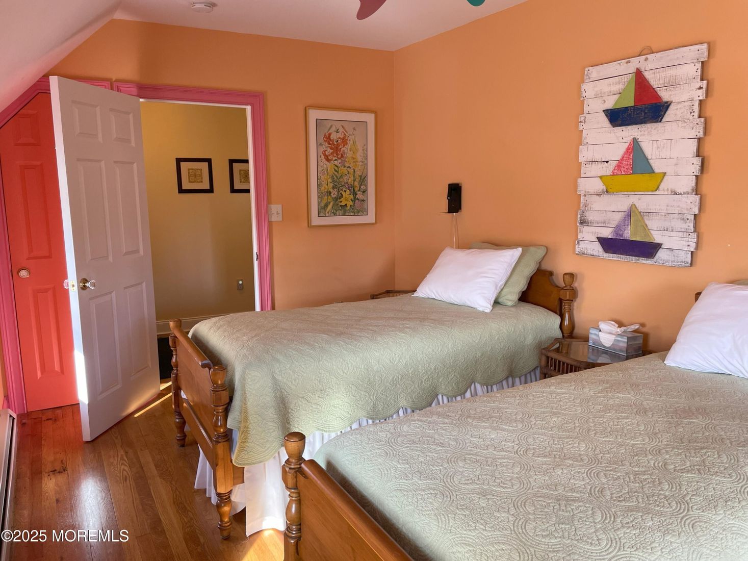 Bedroom, Interior, Wood Texture Flooring
