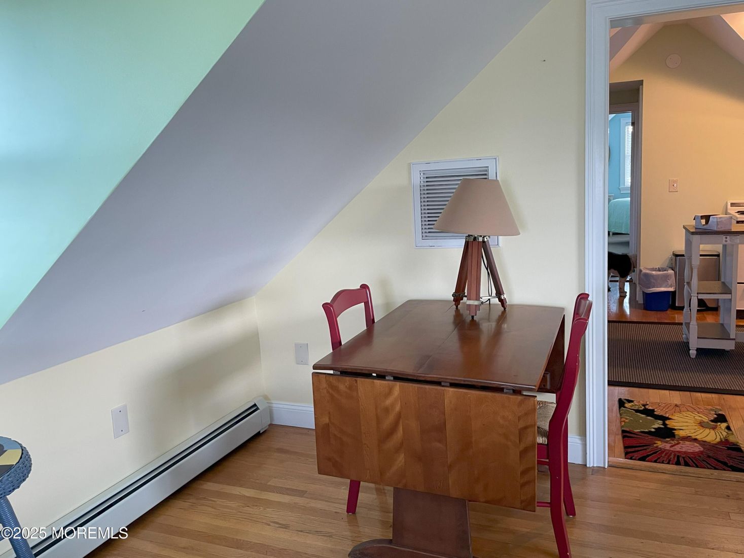 Dining room, Interior, Wood Texture Flooring