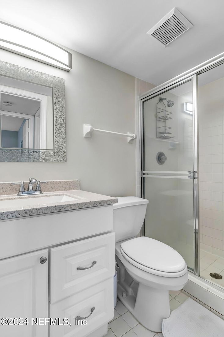 Bathroom, Glass Shower, Interior
