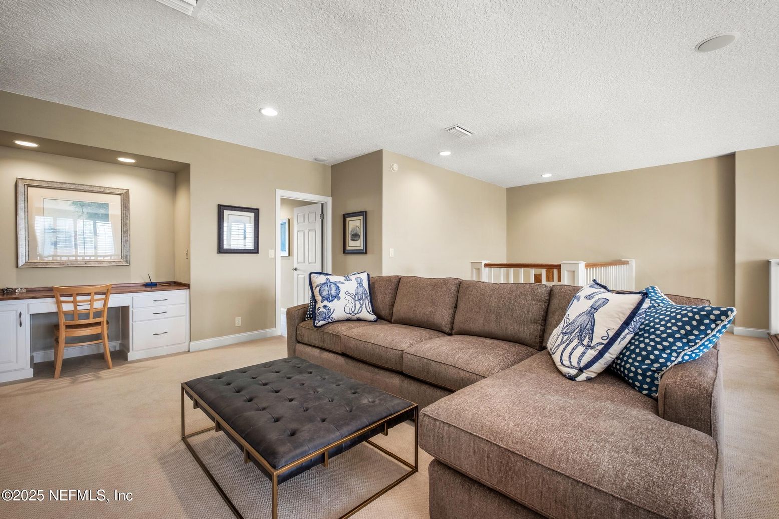 Interior, Living room, Recessed Lighting