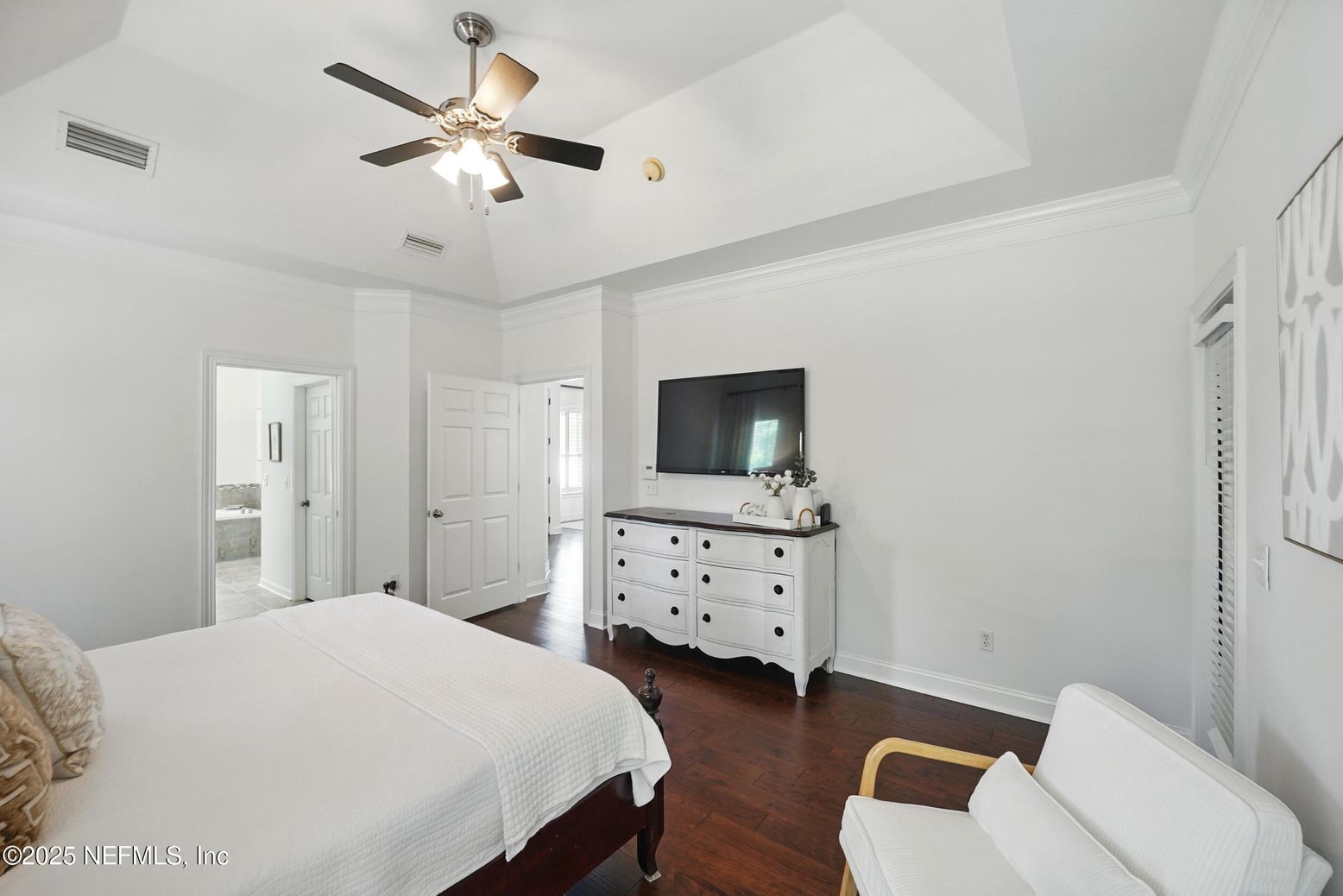 Bedroom, Interior, Wood Texture Flooring