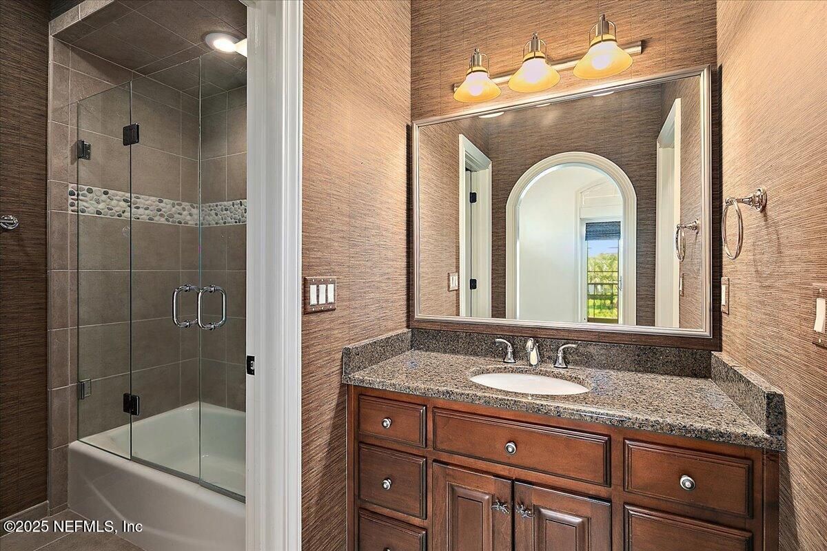 Bathroom, Glass Shower, Interior