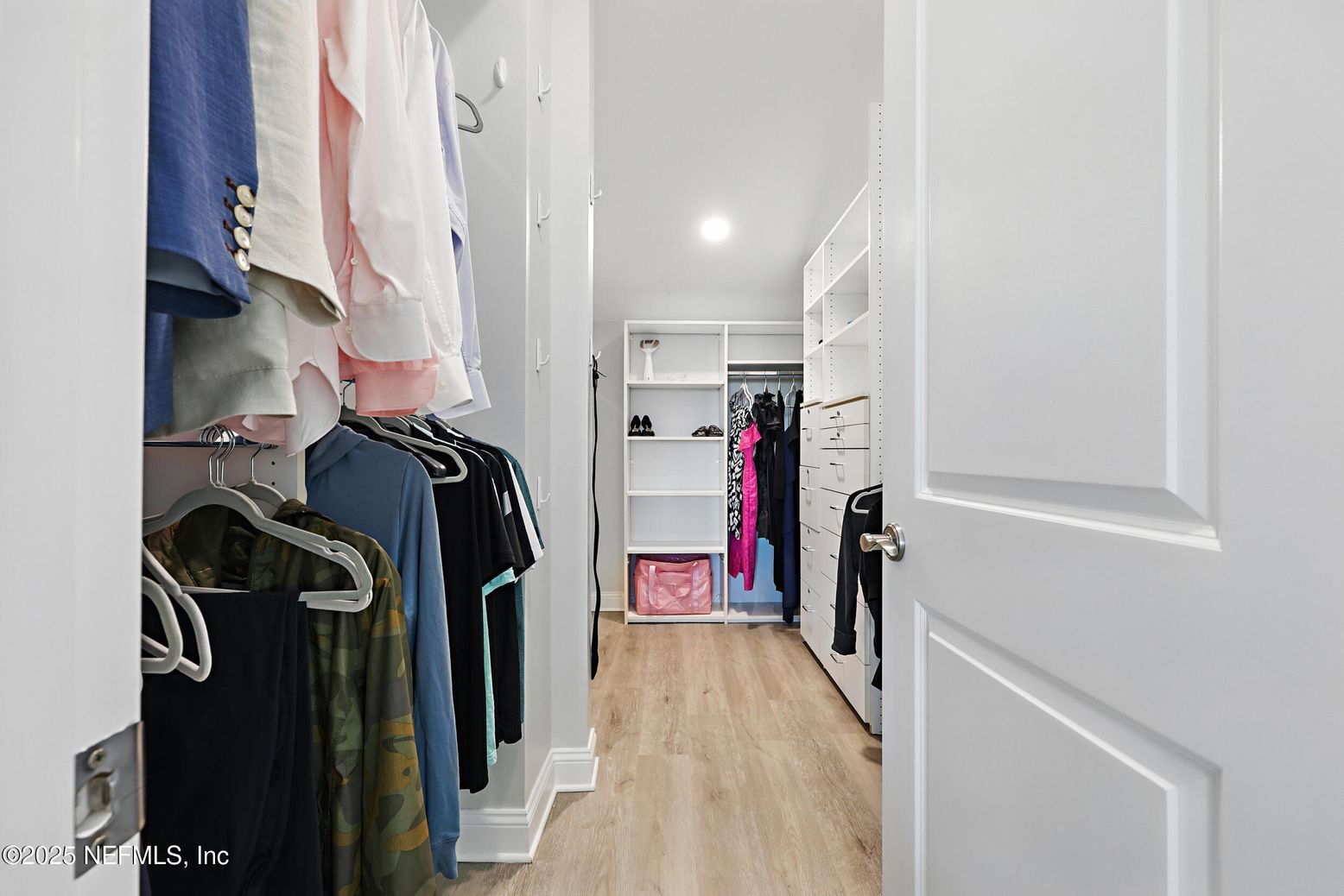 Interior, Recessed Lighting, Walk-in Closets, Wood Texture Flooring