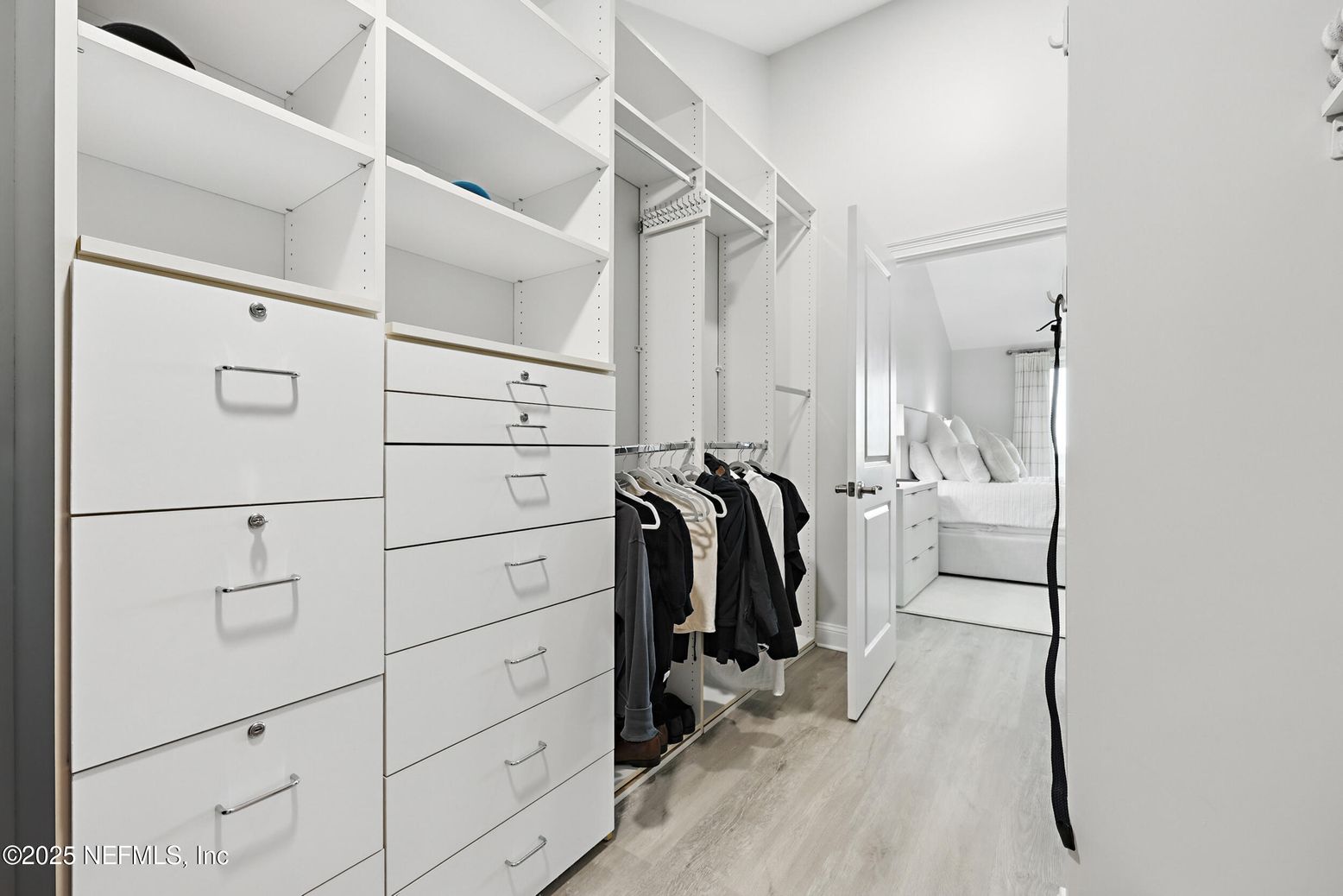 Interior, Walk-in Closets, Wood Texture Flooring