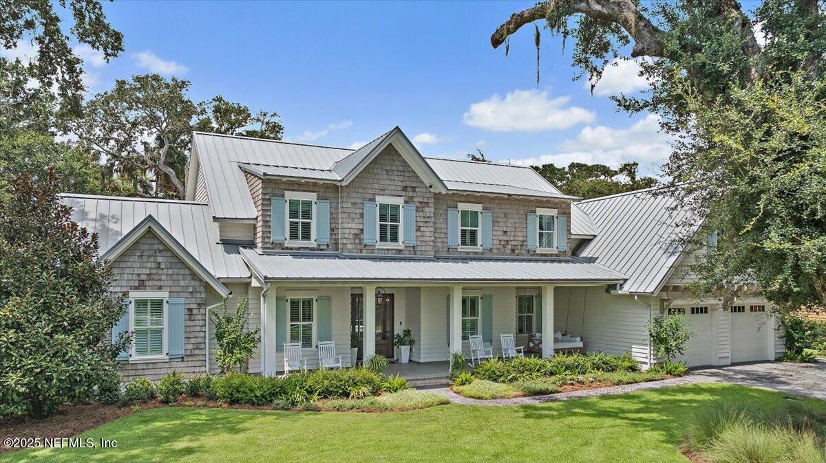 Attached, Exterior, Facade, Solar Panels, Farmhouse