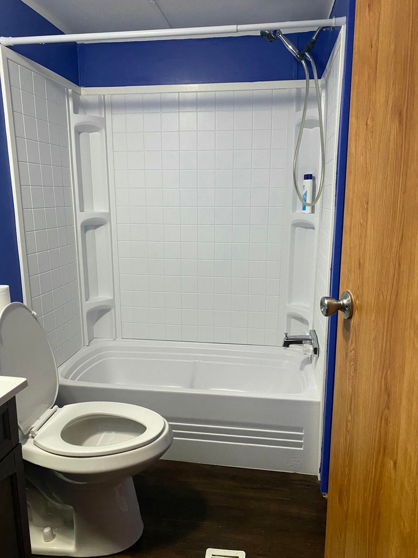Bathroom, Interior, Wood Texture Flooring