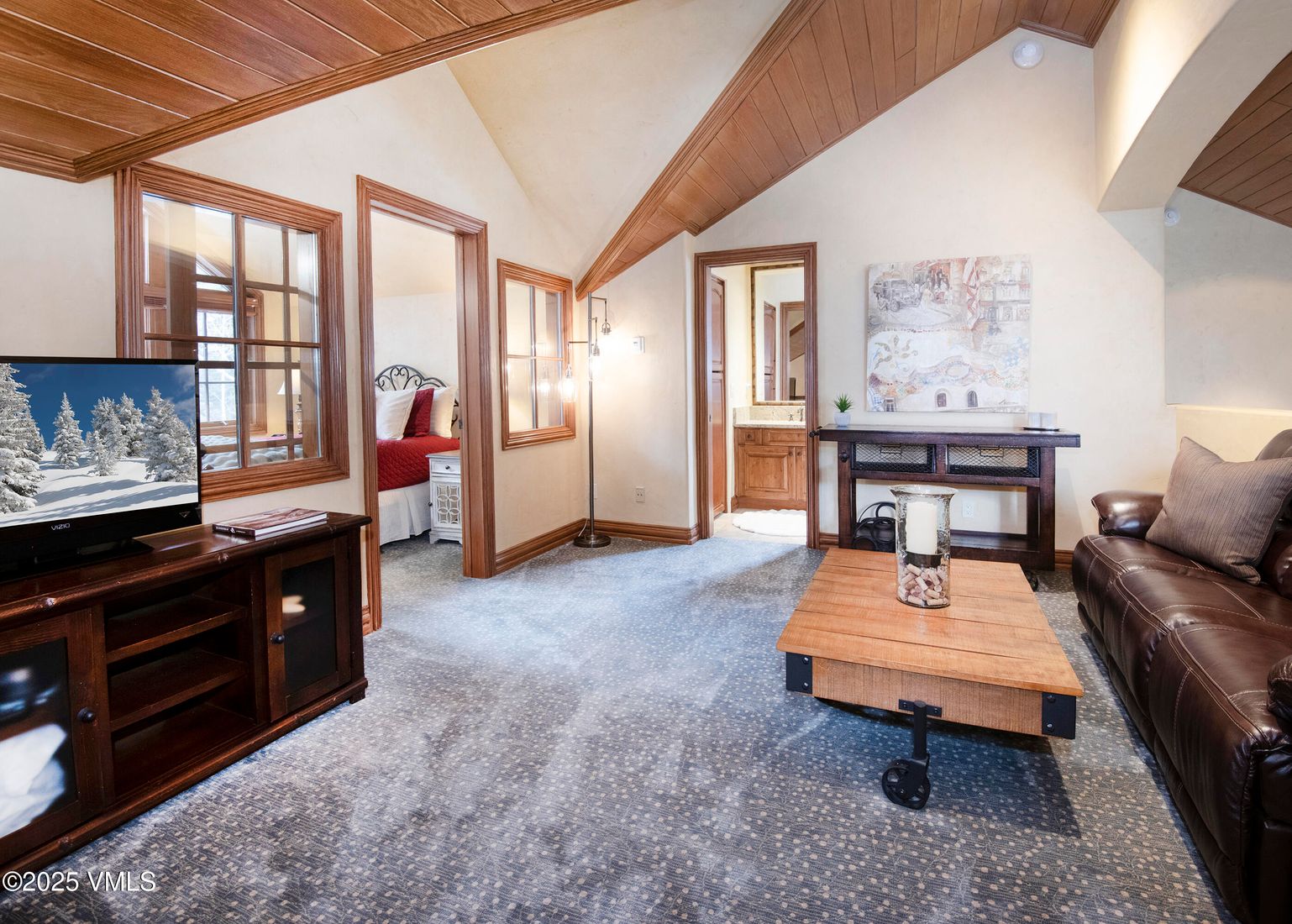 Interior, Living room, Wooden Beams, Wooden Ceilings