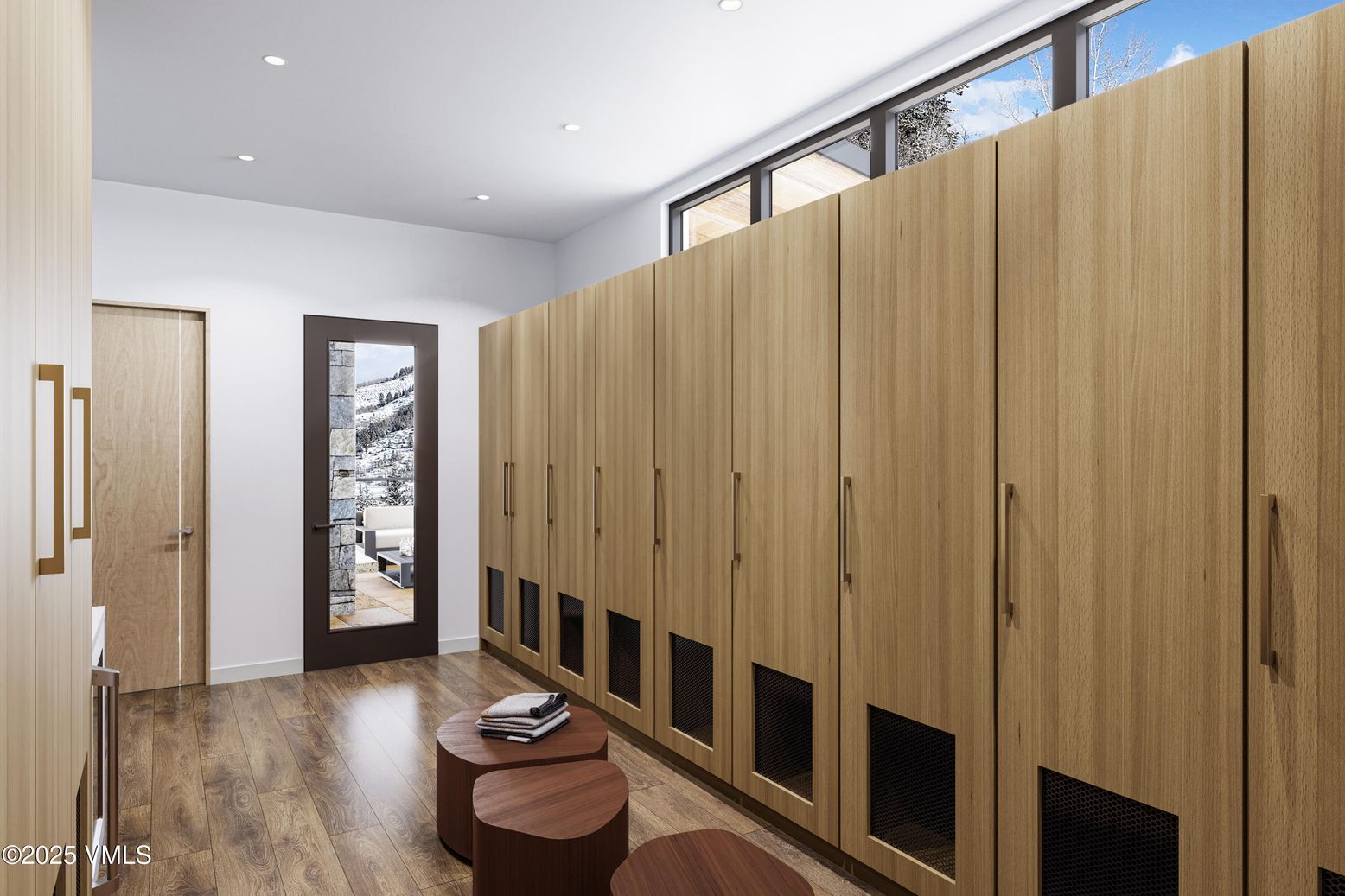 Interior, Recessed Lighting, Wood Texture Flooring