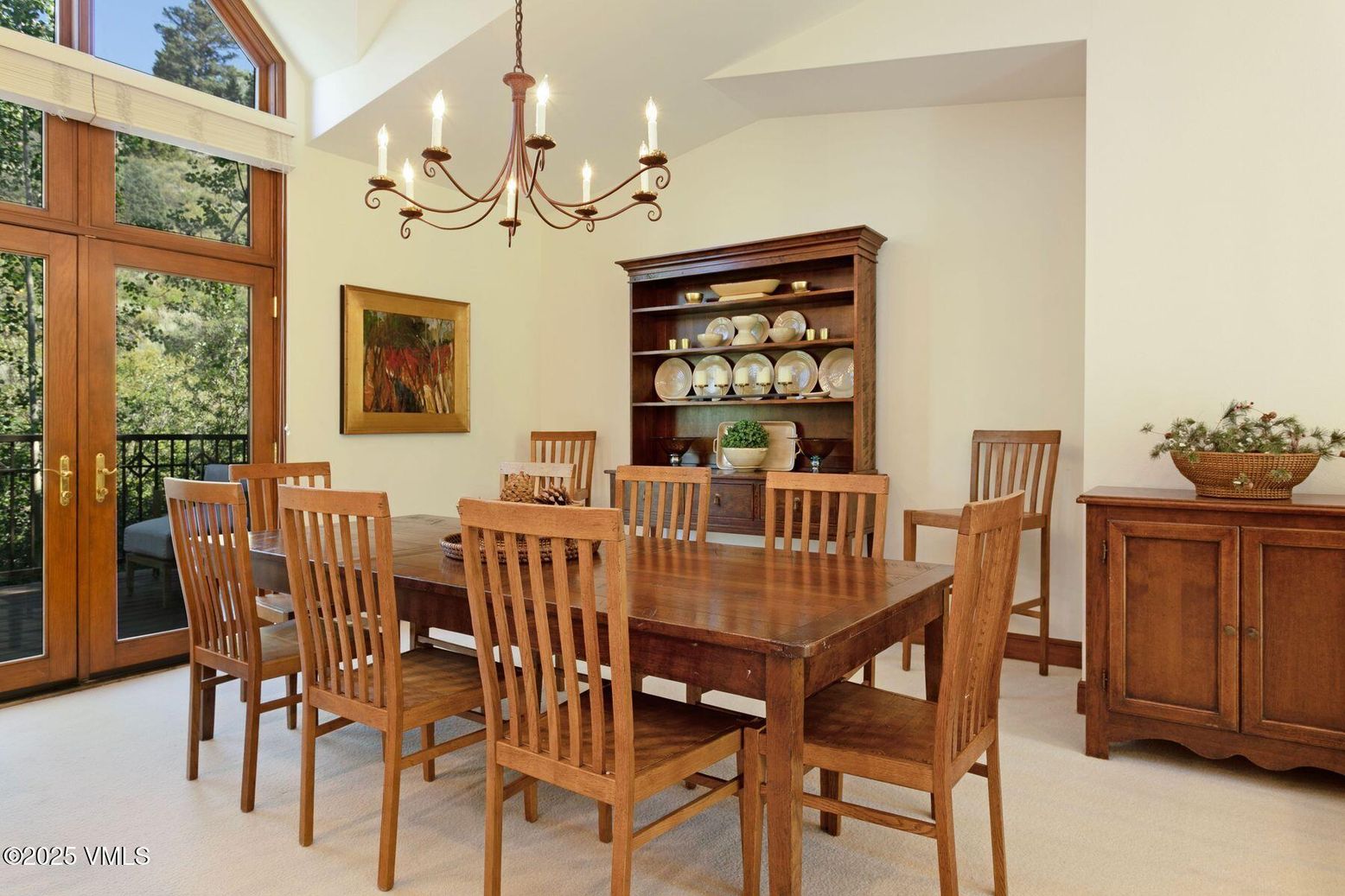 Chandelier, Dining room, Interior