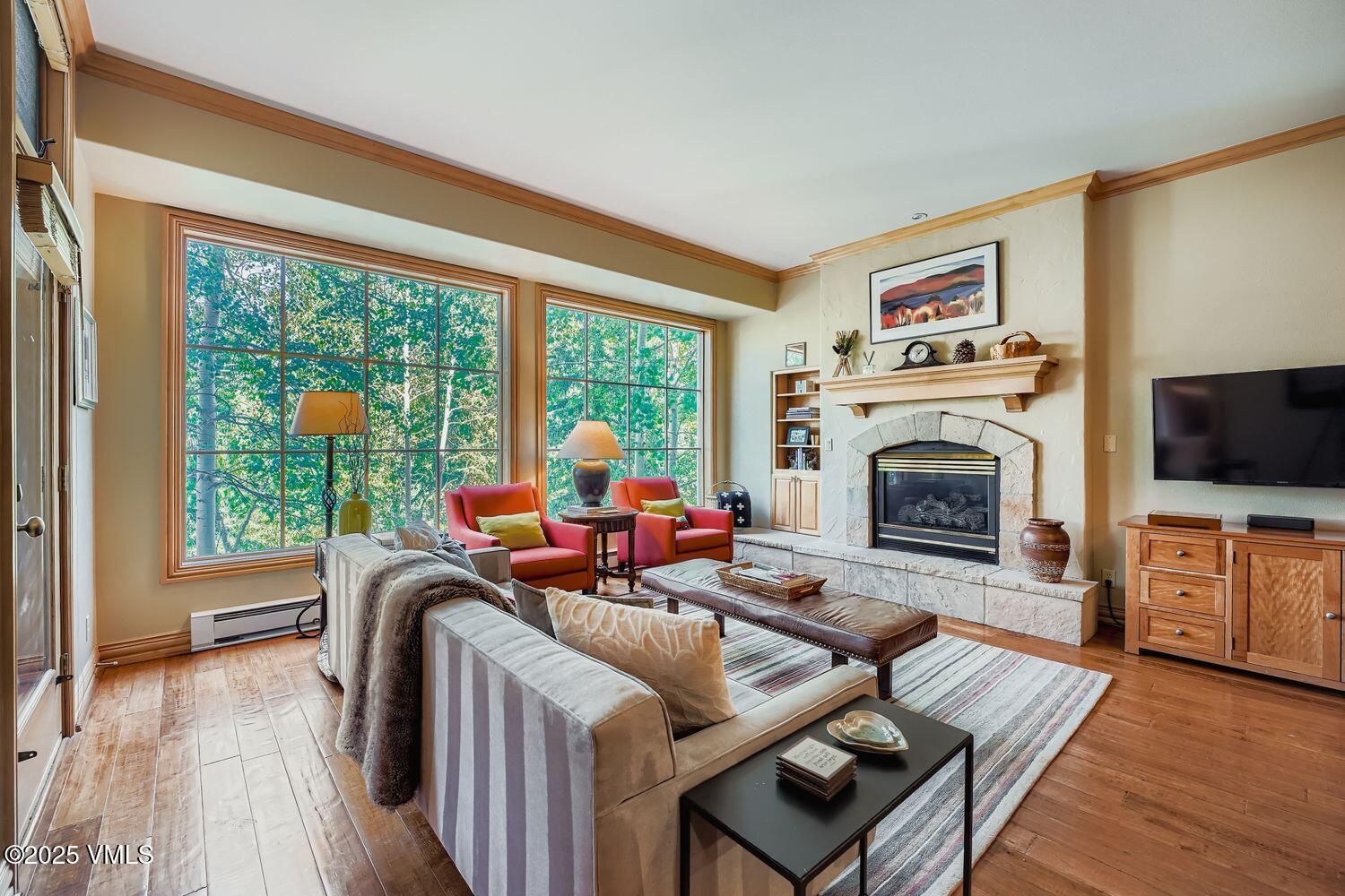 Fireplace, Interior, Living room, Wood Texture Flooring