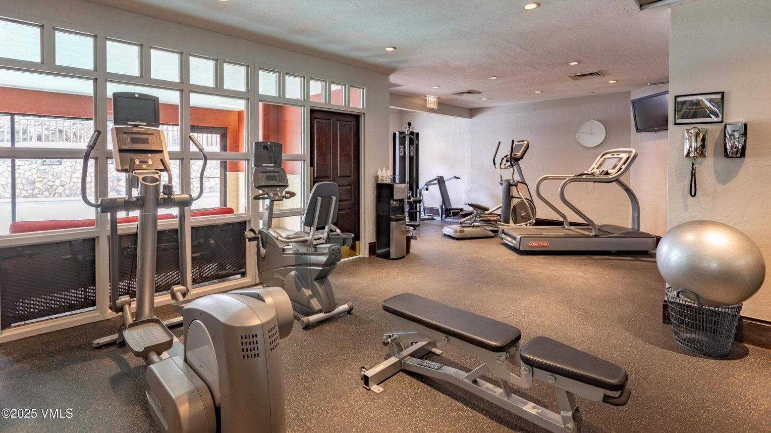 Fitness Equipment, Gym, Interior, Recessed Lighting