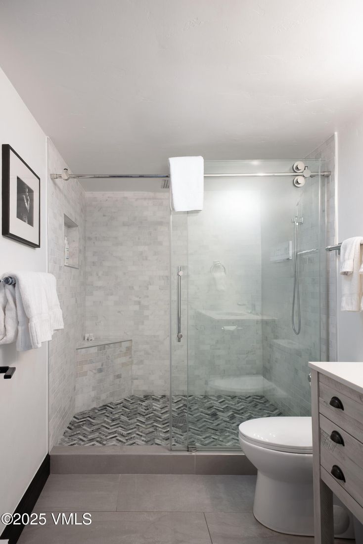 Bathroom, Glass Shower, Interior