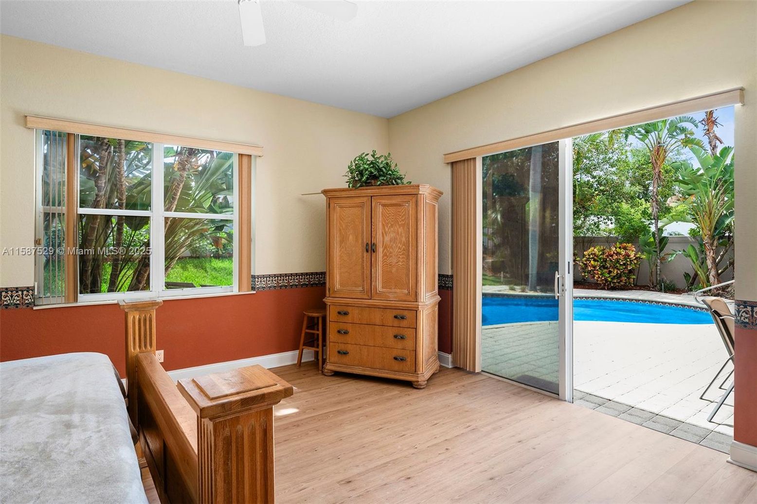 Bedroom, Interior, Wood Texture Flooring