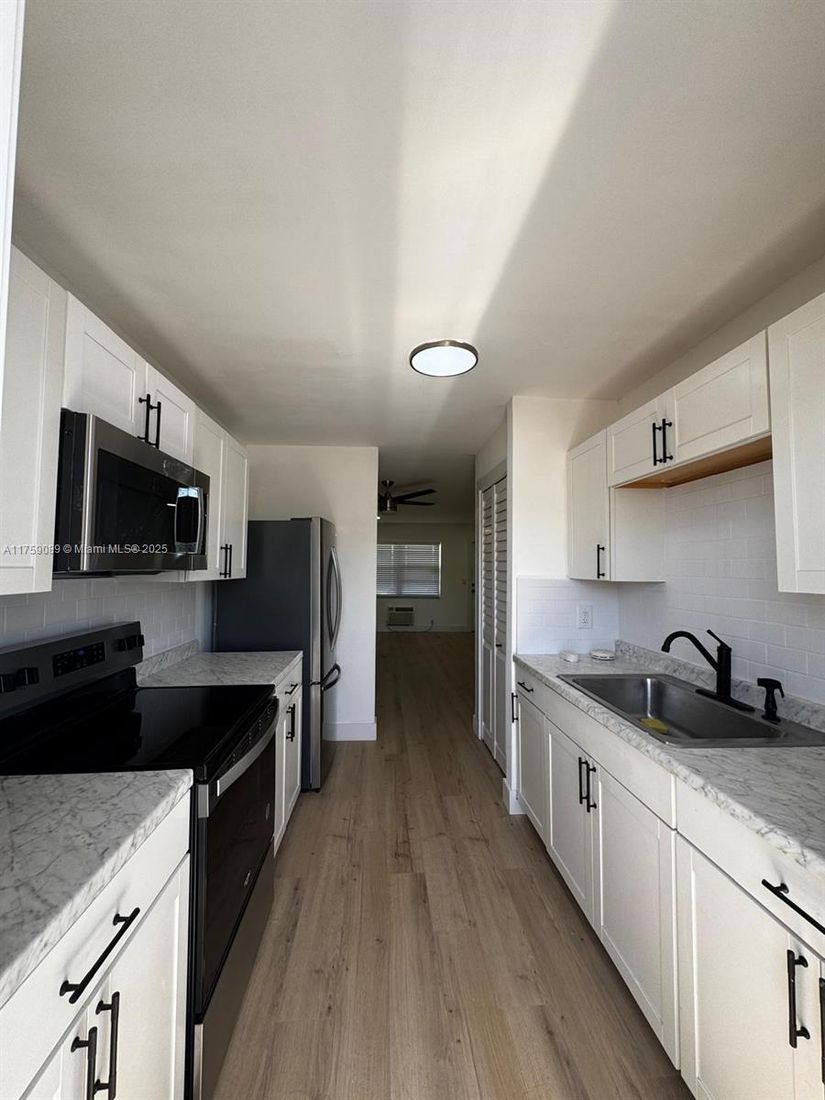 Interior, Kitchen, Wood Texture Flooring