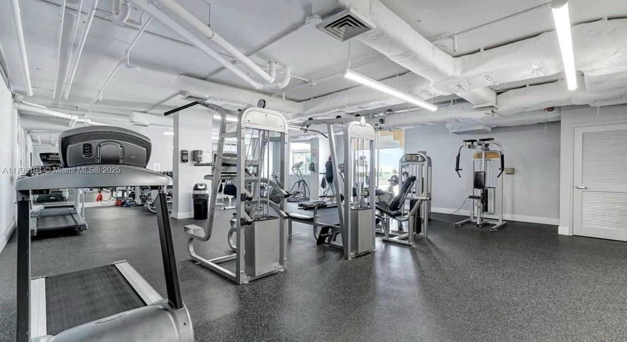 Fitness Equipment, Gym, Interior