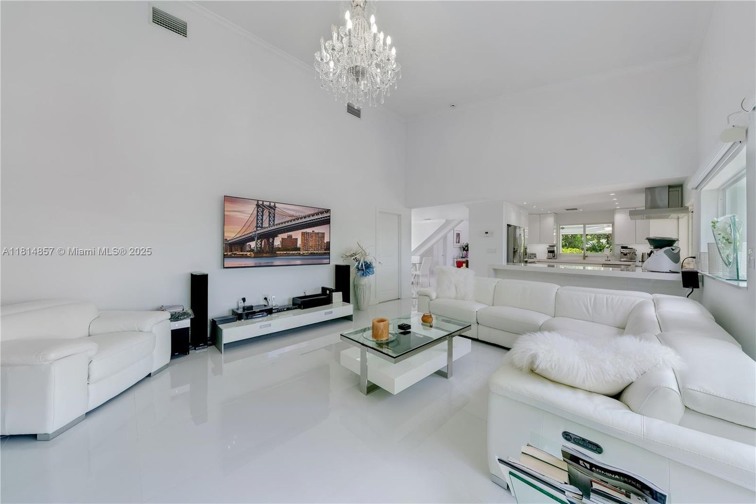 Chandelier, Interior, Living room, Recessed Lighting