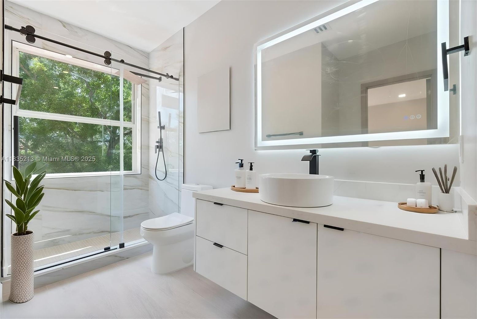 Bathroom, Glass Shower, Interior