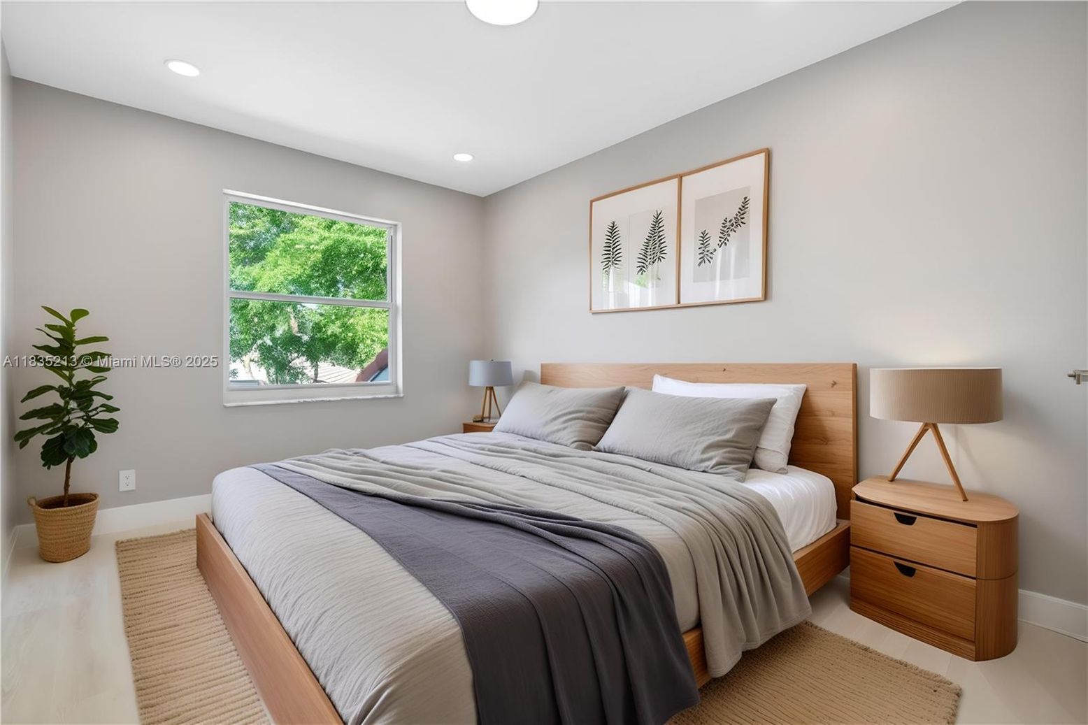 Bedroom, Interior, Recessed Lighting