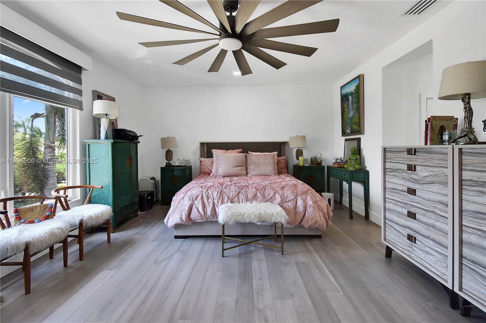 Bedroom, Interior, Wood Texture Flooring