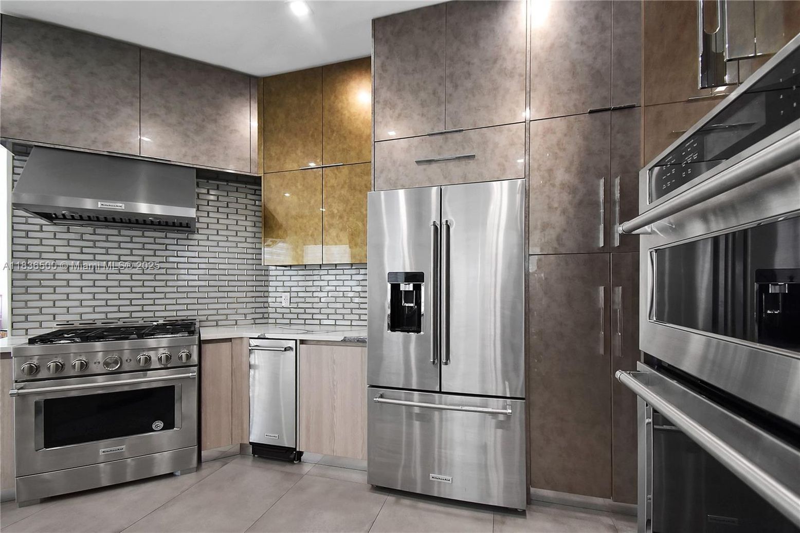 Interior, Kitchen, Recessed Lighting, Stainless Steel Appliances