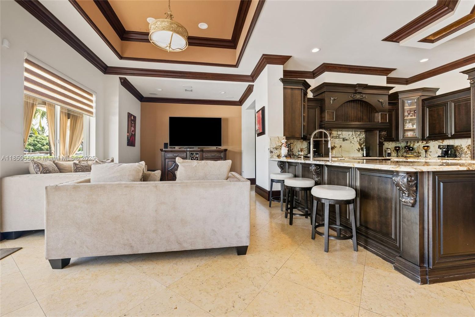 Interior, Kitchen, Living room, Pendant Lights, Recessed Lighting