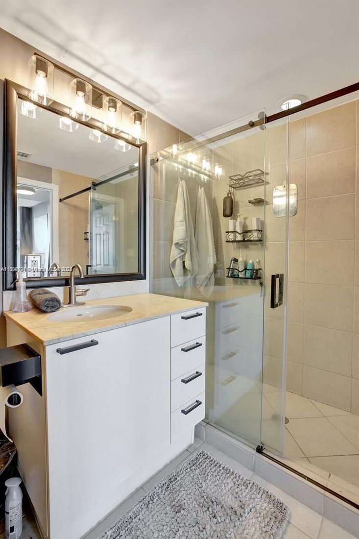 Bathroom, Glass Shower, Interior