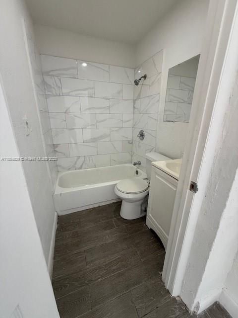 Bathroom, Interior, Marble Walls, Wood Texture Flooring