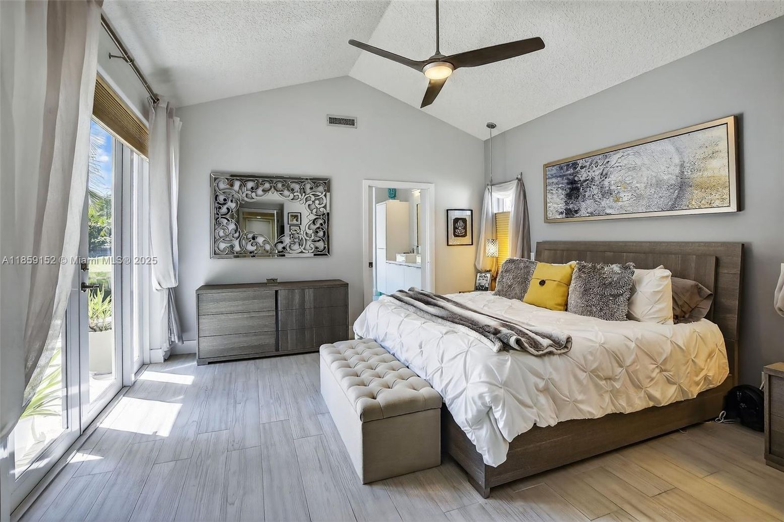 Bedroom, Interior, Wood Texture Flooring