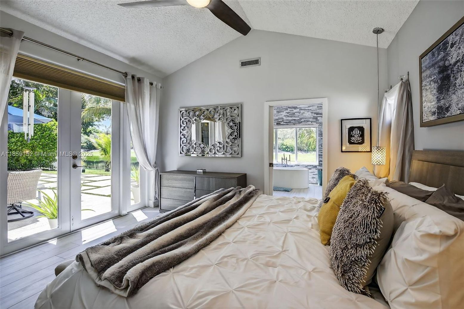 Bedroom, Interior, Wooden Beams