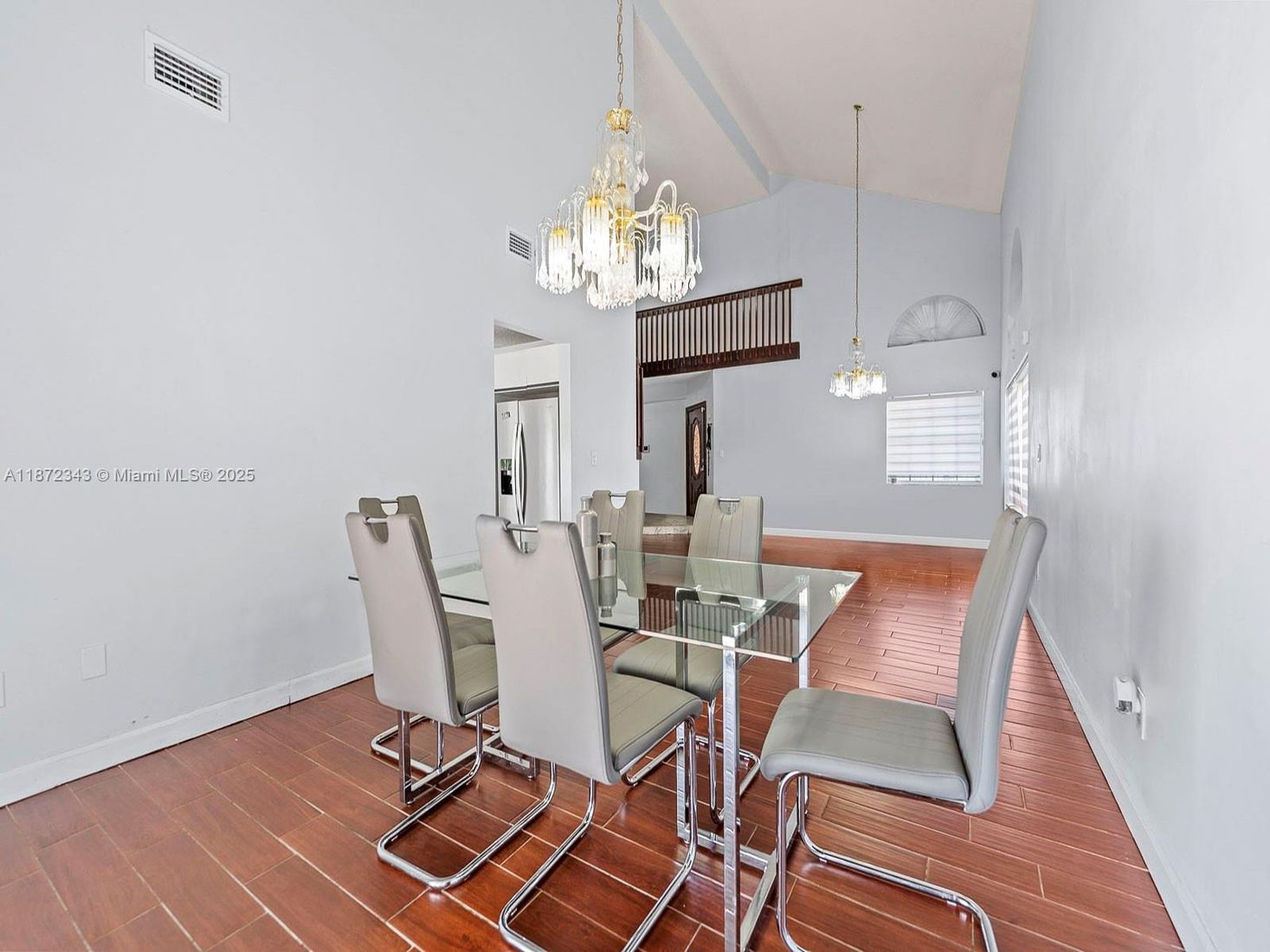 Chandelier, Dining room, Interior, Pendant Lights, Wood Texture Flooring