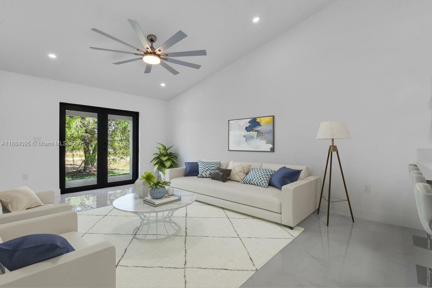 Interior, Living room, Recessed Lighting