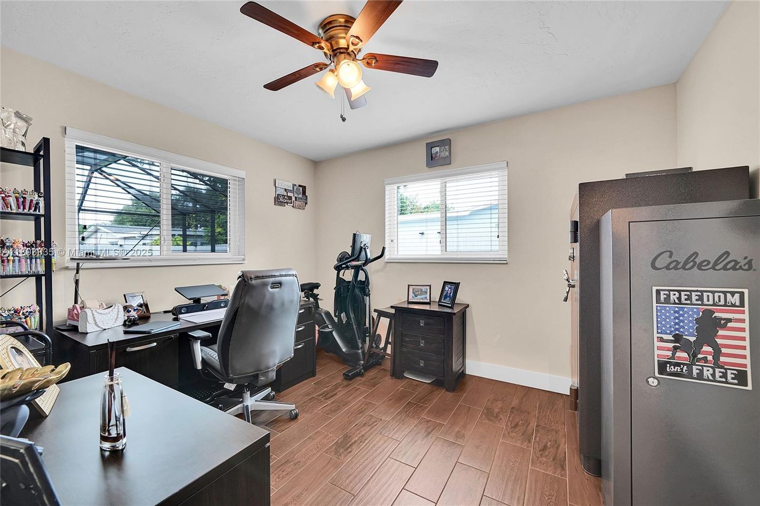 Home Office, Interior, Wood Texture Flooring