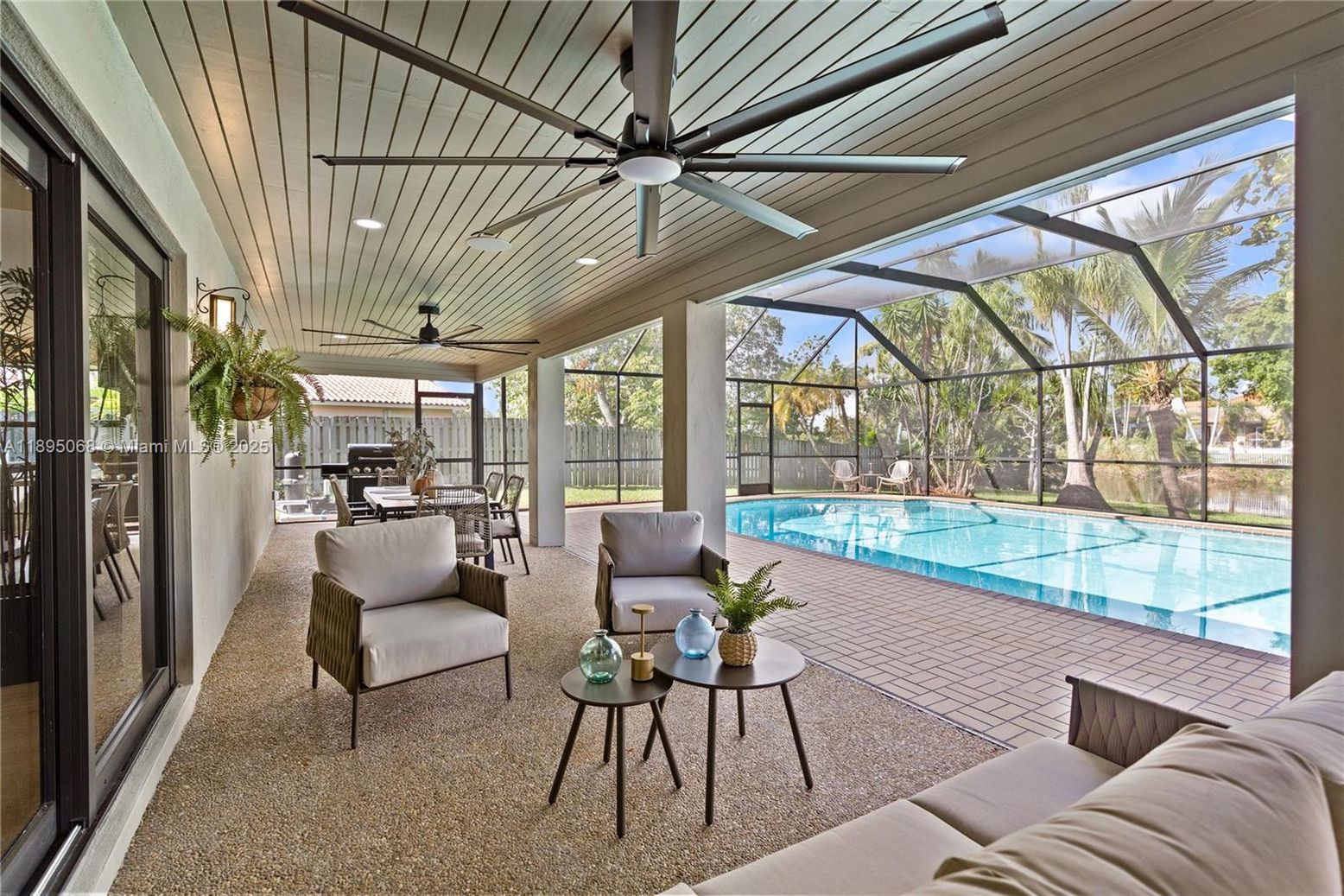 Dining room, Glass Ceilings, Interior, Living room, Pool, Recessed Lighting, Sun Room